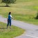 Jane, Ali and Sharon tossing treats to Chopper as he walks by, so he sees that good things come from people. But he has to check in with Donna for rewards before moving on to the next person